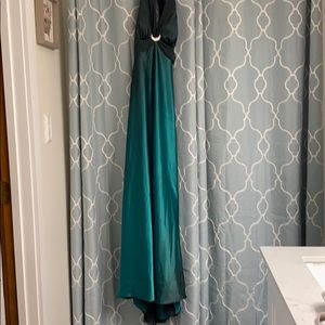 Size 10 Betsy & Adam green formal gown